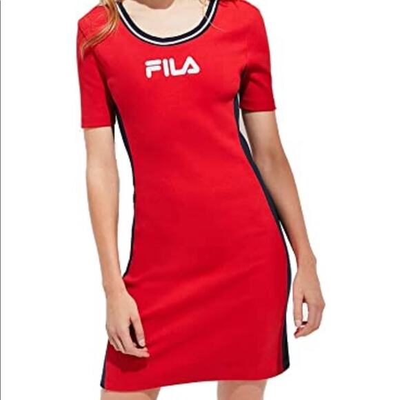 FILA + Urban Outfitters womens DRESS Size Medium RIBBED KNIT NWT mini Sexy - Picture 1 of 12